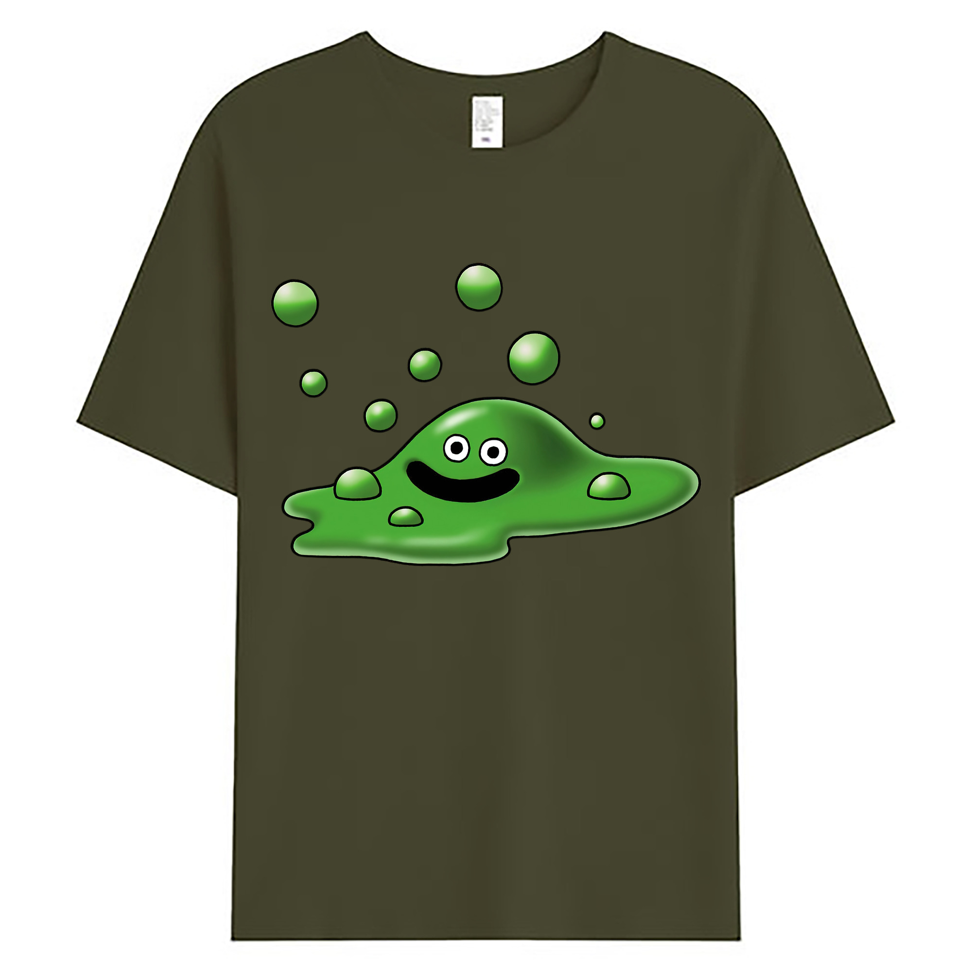 （画像用） ドラゴンクエスト Doragon Kuesuto Dragon Quest 綿100％ メンズ半袖Tシャツ｜肌触りやわらか＆通気性